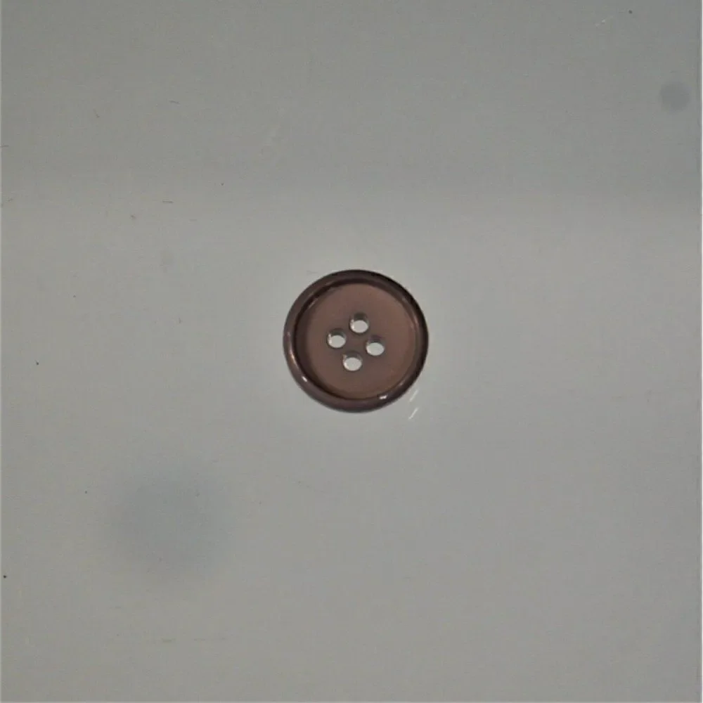 Missoni Replacement Button 4 Hole Gray Plastic Button - Picture 3 of 8